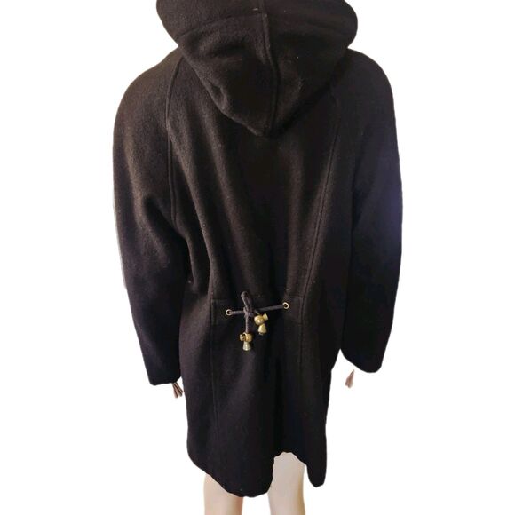 Braetan Women's Black Hooded Coat, Size Small - Picture 7 of 8